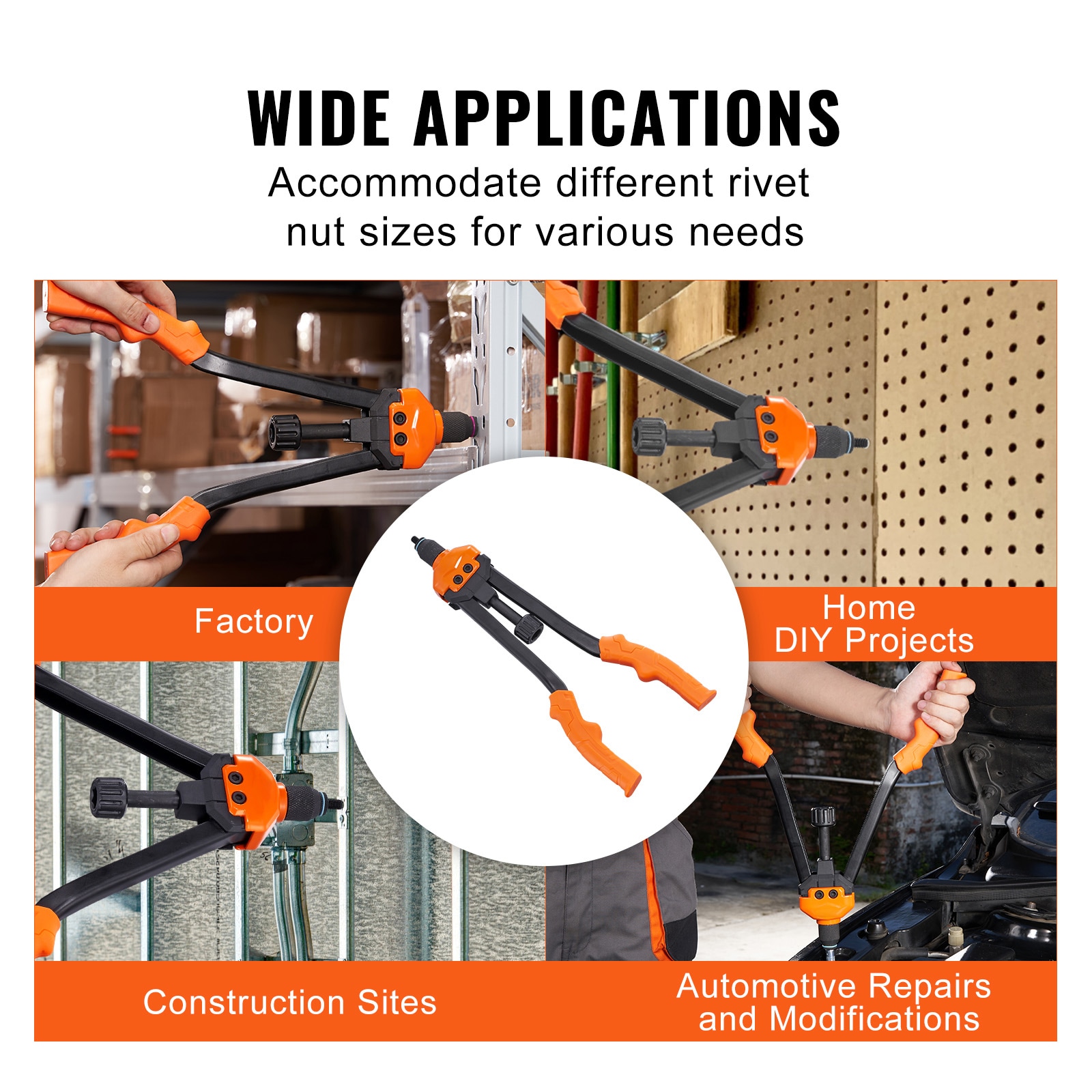 Professional Rivet Nut Tool Set With Mandrels And Carrying Case_voghion.com
